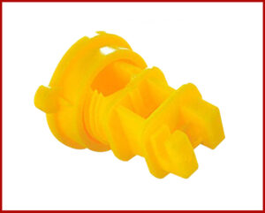 HR- AISLADOR DE PASO DE ROSCA PARA CERCA ELECTRICA RSA