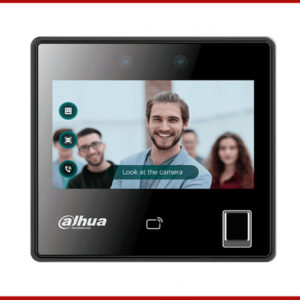 Dahua Controlador de acceso con lector de huella, reconocimiento facial ASI3214AW